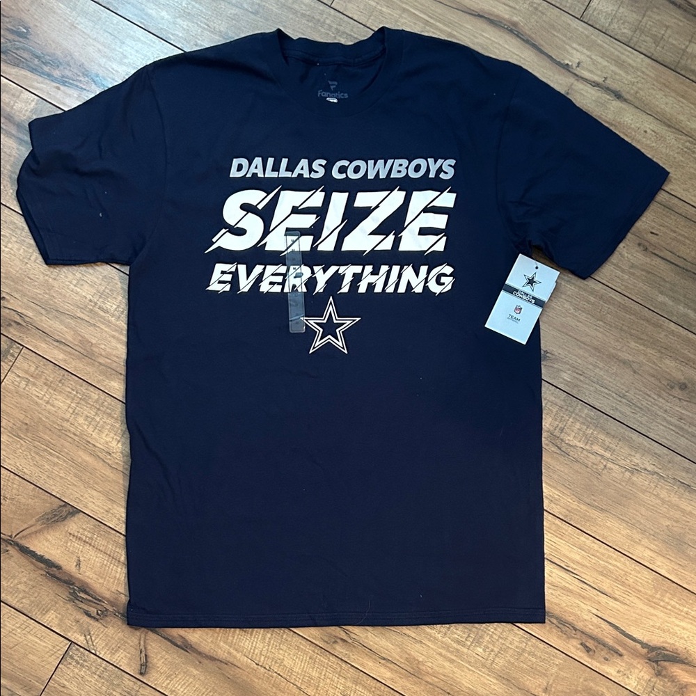 NFL Dallas Cowboys Navy Blue Tee Football Athleisure Game Day
